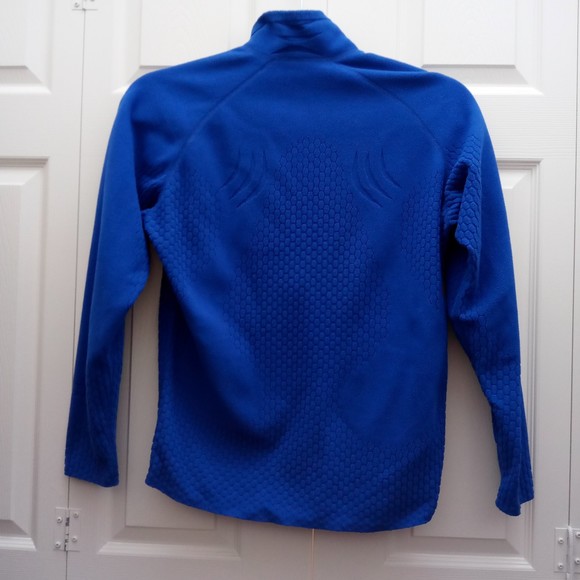 Patagonia Worn Wear Blue Fleece 1/4 Zip Pullover Sweater in Mens Size M - Picture 2 of 8